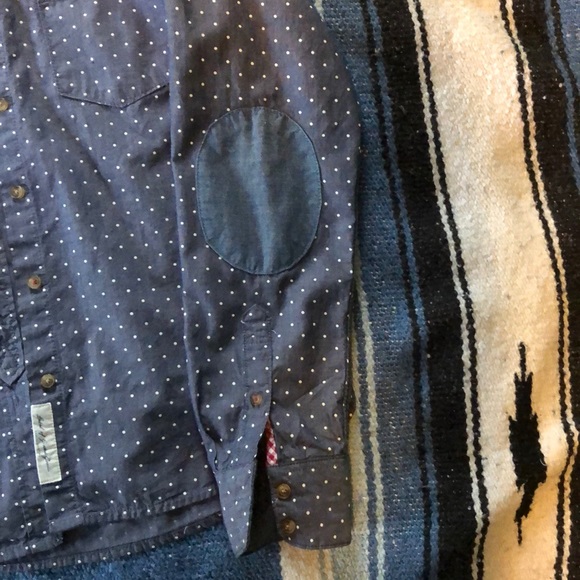 Polka dot button down - Picture 3 of 3